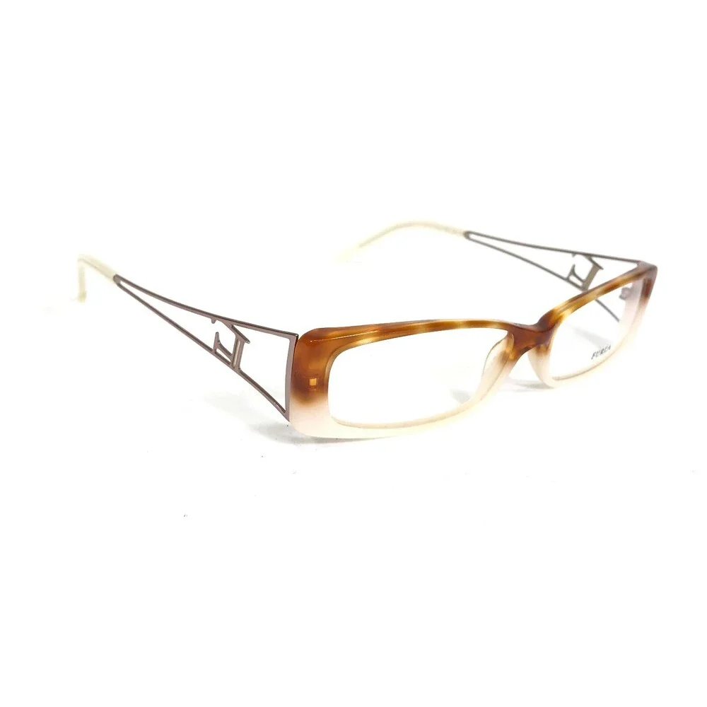 Furla Eyeglasses Frames TATIANA VU4553 COL.6FM Tortoise Ivory Gold 53-16-140